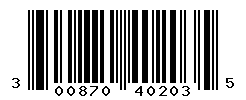 UPC barcode number 300870402035