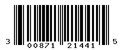 UPC barcode number 300871214415