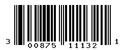 UPC barcode number 300875111321