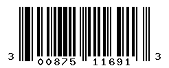 UPC barcode number 300875116913