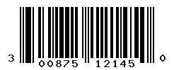 UPC barcode number 300875121450