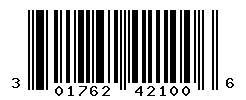 UPC barcode number 3017620421006