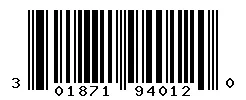 301871940120 barcode