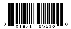 UPC barcode number 301871955100