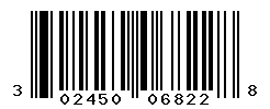 UPC barcode number 302450068228