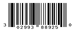 UPC barcode number 302993889250