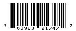 UPC barcode number 302993917472