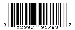 UPC barcode number 302993917687