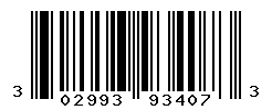 UPC barcode number 302993934073