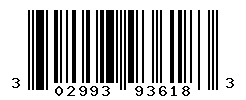 UPC barcode number 302993936183