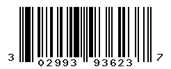 UPC barcode number 302993936237