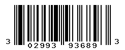 UPC barcode number 302993936893