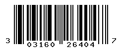 UPC barcode number 303160264047