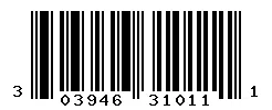 UPC 303946310111 barcode image