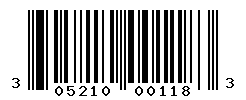 UPC barcode number 305210001183