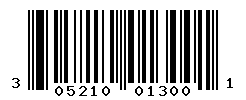 upc 305210013001 barcode image