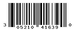 UPC barcode number 305210416390