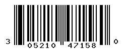 UPC barcode number 305210471580