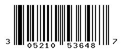 UPC barcode number 305210536487