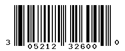 UPC barcode number 305212326000