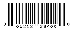 UPC barcode number 305212384000