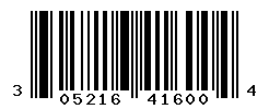 UPC barcode number 305216416004