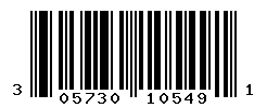 UPC barcode number 305730105491
