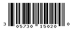 upc 305730150200 barcode image