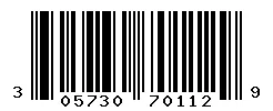 UPC barcode 305730701129