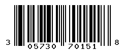 UPC 305730701518 barcode image