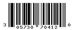 UPC barcode 305730704120