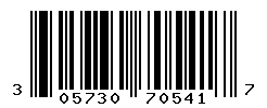 UPC barcode number 305730705417