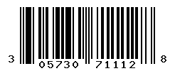 UPC barcode number 305730711128