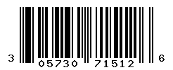 UPC barcode number 305730715126