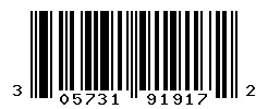 UPC barcode number 305731919172