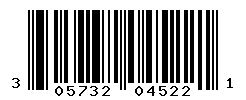 UPC barcode number 305732045221