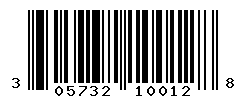 UPC barcode number 305732100128