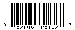 upc 307660801573 barcode image