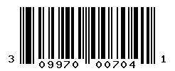 UPC barcode number 309970007041