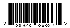 UPC barcode 309970050375