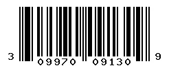 UPC barcode 309970091309