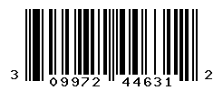 UPC barcode number 309972446312