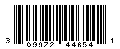 UPC 309972446541 barcode image