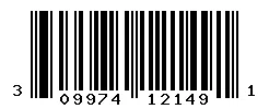 UPC 309974121491 barcode image