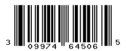 UPC barcode 309974645065