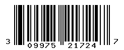 UPC barcode number 309975217247