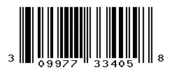 UPC barcode 309977334058