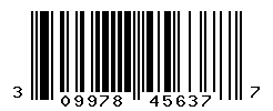 UPC barcode number 309978456377