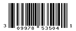 UPC barcode number 309978535041