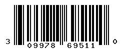 UPC barcode number 309978695110